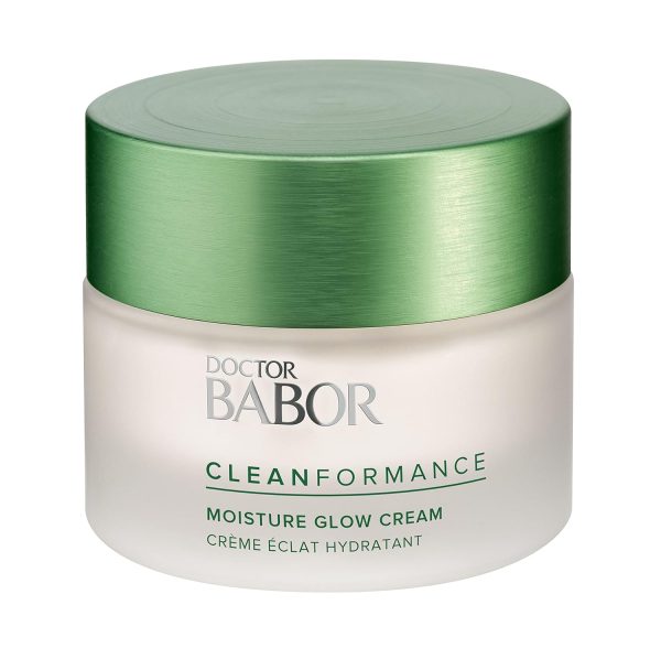 DOCTOR BABOR CLEANFORMANCE Gesichtscreme für trockene Haut, Feuchtigkeitscreme mit Vitamin E, Vegane Formel, Moisture Glow Cream, 1 x 50 ml 1