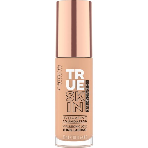 Catrice True Skin Hydrating Foundation, Nr. 020, Nude, feuchtigkeitsspendend, langanhaltend, natürlich, vegan, ohne Alkohol, ohne Parabene, ohne Mikroplastikpartikel, 1er Pack (30ml) 1