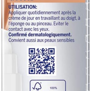 NIVEA Hyaluron Cellular Filler 3in1 Pflege Make-Up Dunkel (30 ml), feuchtigkeitsspendende Foundation mit Hyaluron, Gesichts für einen ebenmäßigeren Teint 27