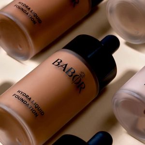 BABOR MAKE UP Hydra Liquid Foundation, Make-up für trockene Haut, Mit Hyaluronsäure, Mittel stark deckend, Langanhaltend, 1 x 30 ml 28