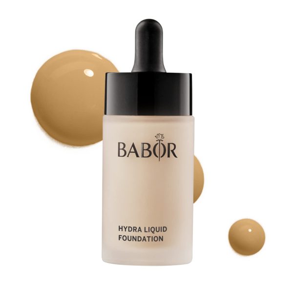 BABOR MAKE UP Hydra Liquid Foundation, Make-up für trockene Haut, Mit Hyaluronsäure, Mittel stark deckend, Langanhaltend, 1 x 30 ml 1