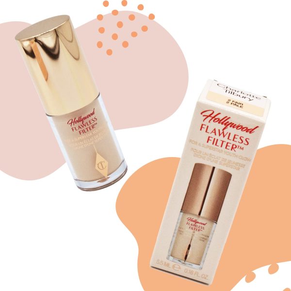 Charlotte Tilbury Mini Hollywood Flawless Filter, Travel Size, 2 Fair - Customizable Face Liquid Makeup Booster, Tinted Primer, Foundation, Highlighter, Moisturizer 6