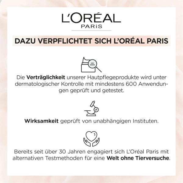 L'Oréal Paris Straffendes Gesichtspflegeset für reife Haut mit Anti-Aging Tagespflege und Nachtpflege gegen Altersflecken, Mit Kollagen-AS-Fragmenten, Age Perfect Pro, Experte, 2 x 50 ml 3