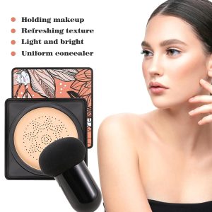 Boobeen - Make-up-Basis Foundation Mushroom Head Air Cushion - Base Makeup CC Crème Natural Concealer Anhaltendes Nackt Make-up - Aufhellendes Pigment BB Creme Foundation 11