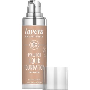 lavera Hyaluron Liquid Foundation - Cool Honey 04 - Naturkosmetik - Vegan - Seidige, leichte Textur - Frei von Mineralöl - Natürliche Hyaluronsäure & Bio-Mandelöl - 30ml 15