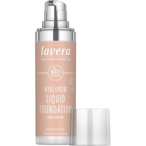 lavera Hyaluron Liquid Foundation - Cool Ivory 02 - Naturkosmetik - Vegan - seidige, leichte Textur - frei von Mineralöl - natürliche Hyaluronsäure & Bio-Mandelöl - 30 ml 15