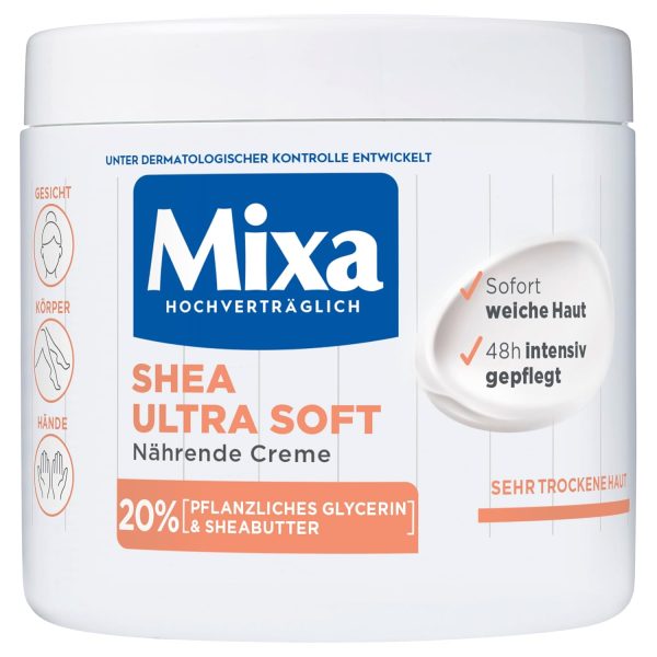 Mixa Pflege-Set mit Shea Ultra Soft Bodymilk, Handcreme und Shea Intensive Allzweckcreme 1