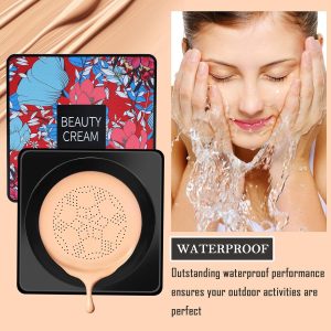 Boobeen Mushroom Head Foundation Air Cushion BB Cream Moisturizing Concealer CC Cream Liquid Foundation Volldeckendes Make-up Langlebig und wasserfest 13