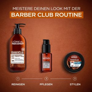 L'Oréal Men Expert XXL Bartöl für Männer, Unterstützung beim gesunden Bartwachstum, Beruhigende Bartpflege für Herren mit Zedernholzöl, Barber Club, [Amazon Exclusive], 1 x 50 ml 17