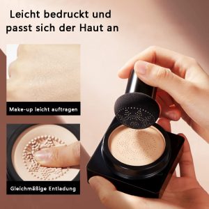 Pilzkopf Luftkissen BB Creme CC Creme Foundation Cover Concealer sogar Hautton Basis BB Make-up Feuchtigkeitsspendende, aufhellende Pigment Liquid Foundation(Natürlich) 16