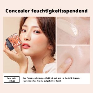 Pilzkopf Luftkissen BB Creme CC Creme Foundation Cover Concealer sogar Hautton Basis BB Make-up Feuchtigkeitsspendende, aufhellende Pigment Liquid Foundation(Natürlich) 20