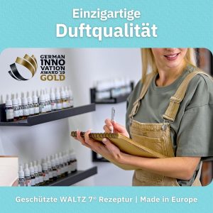 WALTZ 7 Original Duschbomben Set, 6 Stück mit 6 Düften, Qualität aus Europa, Badebomben, Badekugeln Alternative, kleines Geschenk Frauen, Freundin, Männer, Mitbringsel Gastgeschenk, Geschenkidee 23