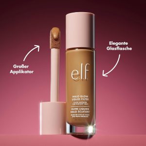 e.l.f. Halo Glow Liquid Filter, Illuminating Liquid Glow Booster For A Radiant Complexion, Infused With Hyaluronic Acid, 2 Fair- Light 15