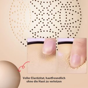 Pilzkopf Luftkissen CC Creme Foundation, Moisturising BB Creme, Gesichts Make-up, Wasserdichte Makellose Foundation Cover Concealer, Natürlicher Concealer, Gleichmäßiger Hautton(Natürlich) 14