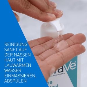 CeraVe Schäumendes Reinigungsgel für das Gesicht, Porentiefe Reinigung bei unreiner und zu Akne neigender Haut, Mit Salicylsäure, weißer Tonerde und Niacinamid, 236 ml 21