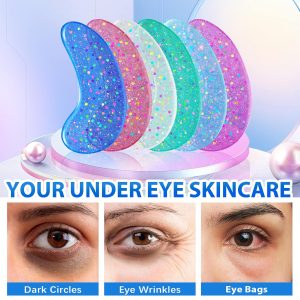 Augenmaske mit Natürlichen Marine -Kollagen & Hyaluronsäure, Eye Pads für Geschwollene Augen, Eye Patches,Anti-Aging Augenpads Gegen Augenringe Entfernen, Reduzieren Falten (12 Paar) 18