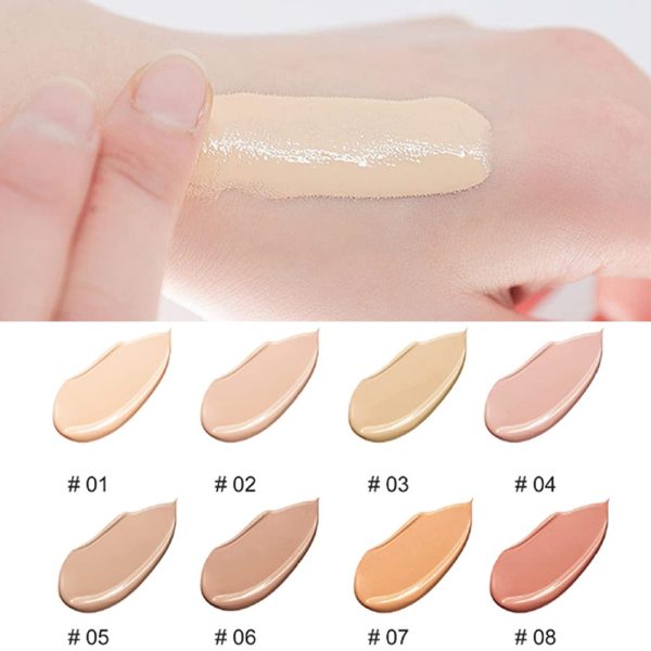 Make-Up Liquid Foundation, Foundation, Foundation Make Up Concealer Liquid Foundation 30 ml, Concealer Foundation Full Coverage Flawless Cream Smooth, Lightweight, Long-Lasting, #1 5