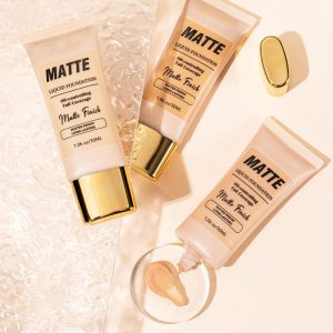 Make-Up Liquid Foundation, Foundation, Foundation Make Up Concealer Liquid Foundation 30 ml, Concealer Foundation Full Coverage Flawless Cream Smooth, Lightweight, Long-Lasting, #1 24