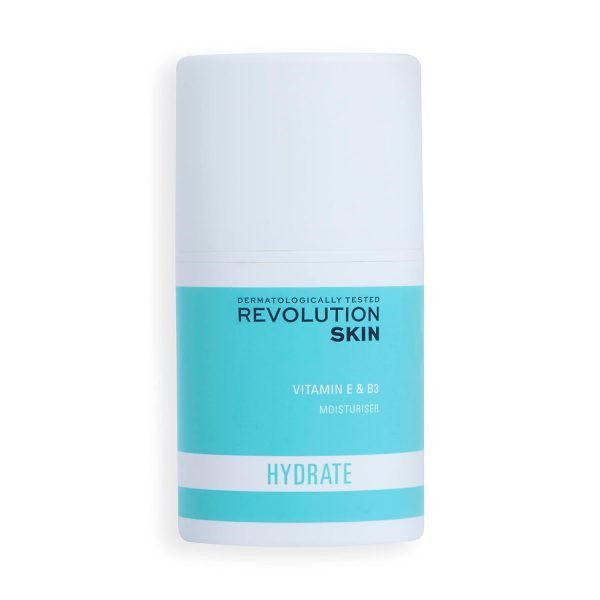 Revolution Skincare London Feuchtigkeitscreme für das Gesicht, Für trockene & raue Haut, Enthält Vitamin E & B3, Vegan & Tierversuchsfrei, 50ml 1