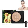 Mikabila Foundation(04) Pilzkopf Luftkissen CC Creme,Kissen Foundation,BB Creme,Makellose Gesichts-Foundation-Make-up-Basis,BB Cream&Concealer Lasting Nude Makeup Moisturizing Brightening (Natürlich) 20