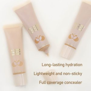 Boobeen Liquid Full Coverage Foundation, Concealer Foundation zum Abdecken von Rötungen, Flawless Base Makeup Finish, Matt, Lightweight 11