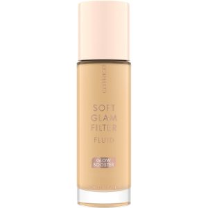 Catrice Soft Glam Filter Fluid, Basis, Nr. 020, Nude, pflegend, natürlich, glänzend, strahlend, vegan, ölfrei, ohne Parfüm, ohne Alkohol, 1er Pack (30ml) 8