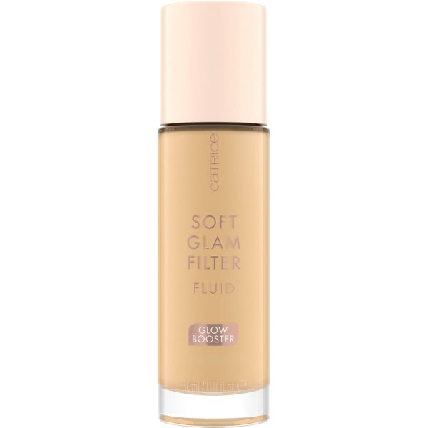 Catrice Soft Glam Filter Fluid, Basis, Nr. 020, Nude, pflegend, natürlich, glänzend, strahlend, vegan, ölfrei, ohne Parfüm, ohne Alkohol, 1er Pack (30ml) 2