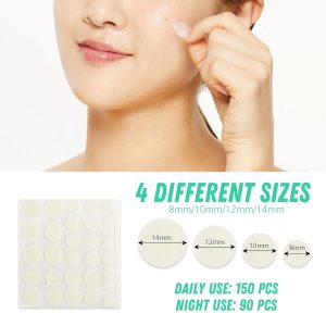 Pimple Patches Hydrokolloid Unsichtbare Pickel Patch mit Teebaumöl Tag und Nacht Verwenden Pimple Patch Akne Patches Wasserdichte Atmungsaktive Acne Patch Pflaster Anti (264 Stück) 14