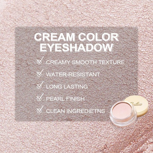 OULAC Lidschatten Perlen-Finish | Lidschatten & Highlighter Perle Feine Textur | Wasserfest & Langlebig | Metallisch Perlen Finish Augen-Makeup | Vegan | 06g (P04) Shell 4