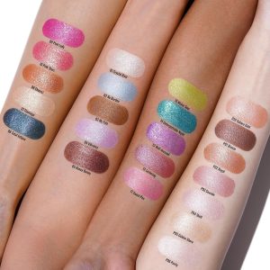 OULAC Lidschatten Perlen-Finish | Lidschatten & Highlighter Perle Feine Textur | Wasserfest & Langlebig | Metallisch Perlen Finish Augen-Makeup | Vegan | 06g (P04) Shell 19