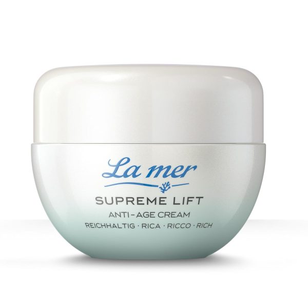 La mer Supreme Lift Anti-Age Cream Reichhaltig - Verbesserte Rezeptur und neuer Look - Reichhaltige Gesichtspflege für trockene Haut - Reduziert Faltentiefe und regeneriert UV-geschädigte Haut - 50 ml 1