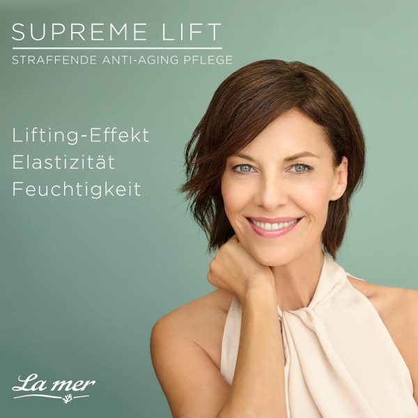 La mer Supreme Lift Anti-Age Cream Reichhaltig - Verbesserte Rezeptur und neuer Look - Reichhaltige Gesichtspflege für trockene Haut - Reduziert Faltentiefe und regeneriert UV-geschädigte Haut - 50 ml 2