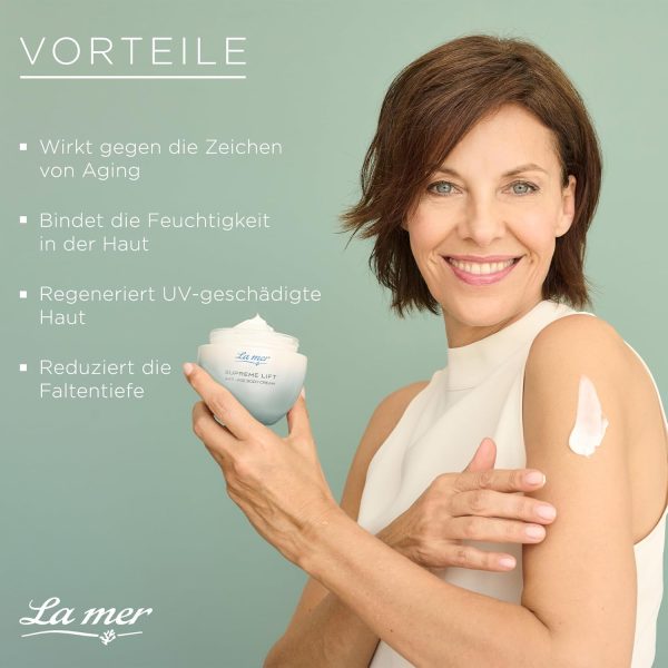 La mer Supreme Lift Anti-Age Body Cream - Verbesserte Rezeptur und Design - Strafft und spendet Feuchtigkeit für den Körper - Verbessert die Elastizität des Bindegewebes - Glättet und festigt - 200 ml 6