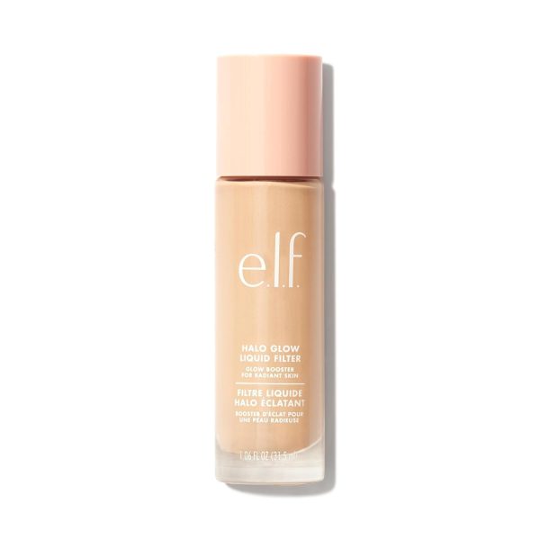 e.l.f. Halo Glow Liquid Filter, Teint-Booster Für Einen Strahlenden, Weich Fokussierten Blick, Mit Hyaluronsäure, Vegan & Tierversuchsfrei, 0 Fair, 31,5 ml 1