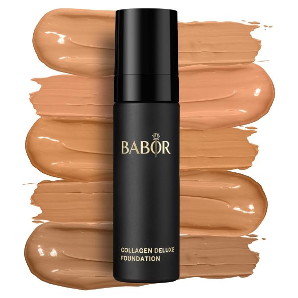 BABOR MAKE UP Collagen Deluxe Foundation, Make-up für trockene und reife Haut, Mit Anti-Aging Serum, Stark deckend, Langanhaltend, 1 x 30 ml 1