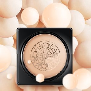 Pilzkopf Luftkissen CC Creme - Foundation Concealer Make-up Feuchtigkeitsspendende Aufhellende Pigment Liquid Foundation, Gleichmäßiger Hautton Für Alle Hauttypen (Natürlich) 14