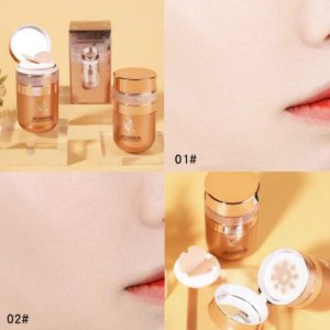 Butterfly Cushion BB Cream, Air Cushion CC Cream, Moisturizing Concealer Makeup Base Primer BB Liquid Foundation, Effectively Cover Skin Imperfections, Conceals Pores, Easy To Use (Natural color) 22