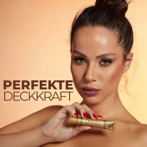 NEW WELL Derma MakeUp Cover Wasserfeste Foundation - Perfekter Teint & hohe Deckkraft - Vegan & natürliche Inhaltsstoffe - Für alle Hauttypen (Silver) 11