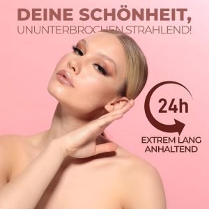 NEW WELL Derma MakeUp Cover Wasserfeste Foundation - Perfekter Teint & hohe Deckkraft - Vegan & natürliche Inhaltsstoffe - Für alle Hauttypen (Silver) 13