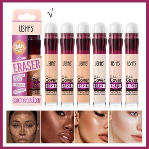 Foundation Make Up, Foundation Changing Skin Color, Langanhaltend flüssige Foundation, mit Schwammkopf, wasserfest & makellose Abdeckung, Vegane Foundation, Naturfarbener 20