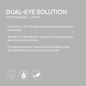 DOCTOR BABOR Dual Eye Solution, Anti-Aging Augenpflege Duo für Tag und Nacht, Lifting Cellular zum Straffen und Regenerieren, Vegane Formel, 2 in 1 (30 ml) 16