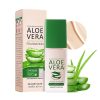 Flawless Foundation, Aloe Vera Matte Foundation mit Hoher Deckkraft, Liquid Primer Makeup für Wasserfestes Langanhaltendes, Watery und Smooth, Feuchtigkeitsspendende, Natürlich Makeup Finish(Ivory) 22