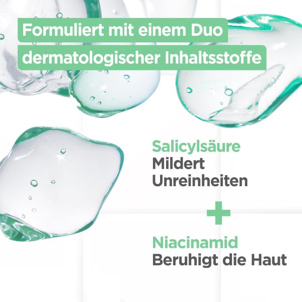 Mixa Anti-Unreinheiten Serum, Für zu Akne neigende und sensible Haut, Mit Salicylsäure, Squalan und Niacinamid, Geeignet für Gesicht & Hals, Hypoallergen, 30 ml 4