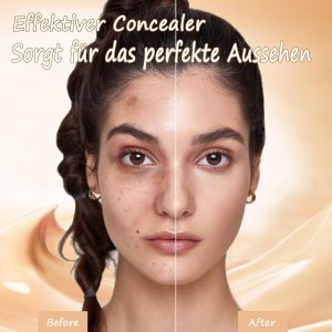 Foundation Color Changing, SPF 15 Ganztägige Flawless Concealer Foundation Make-up, Beathable & Light Liquid Foundation Make-up,Waterproof White Foundation,Farbwechselnde Foundation für Alle Hauttöne 14