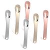 6 Stück Spatel Kosmetik,Mabor Metall Kosmetik Spatel Mini Beauty Scoop Kleine Gesichtsmaske Spatel Wiederverwendbar Applikator Mini Hautpflegespatel für Lotionen Probenahme Mischen Maske 20