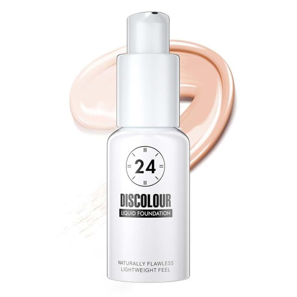 Foundation Color Changing, Farbwechselnde Foundation Leichtgewicht, Feuchtigkeitsspendende Flüssig Grundierung Versteckt Falten & Linien, Lang Anhaltender Concealer Abdeckung Makellose Make Up 1