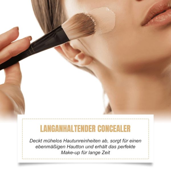 Farbwechselnde Foundation, SPF 15 Feuchtigkeitsspendend Ölkontrollierend Flüssig Foundation Lang Anhaltend Concealer Make Up, Gleichmäßiger Hautton, Leicht Und Atmungsaktiv, Den Ganzen Tag Makellos 3