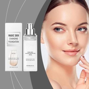 Color Changing Foundation | Full Coverage Face Foundation | Color Match Liquid Foundation | Waterproof Natural Foundation | Nourishing & Moisturizing Makeup | Lightweight & Long-lasting For Women 22